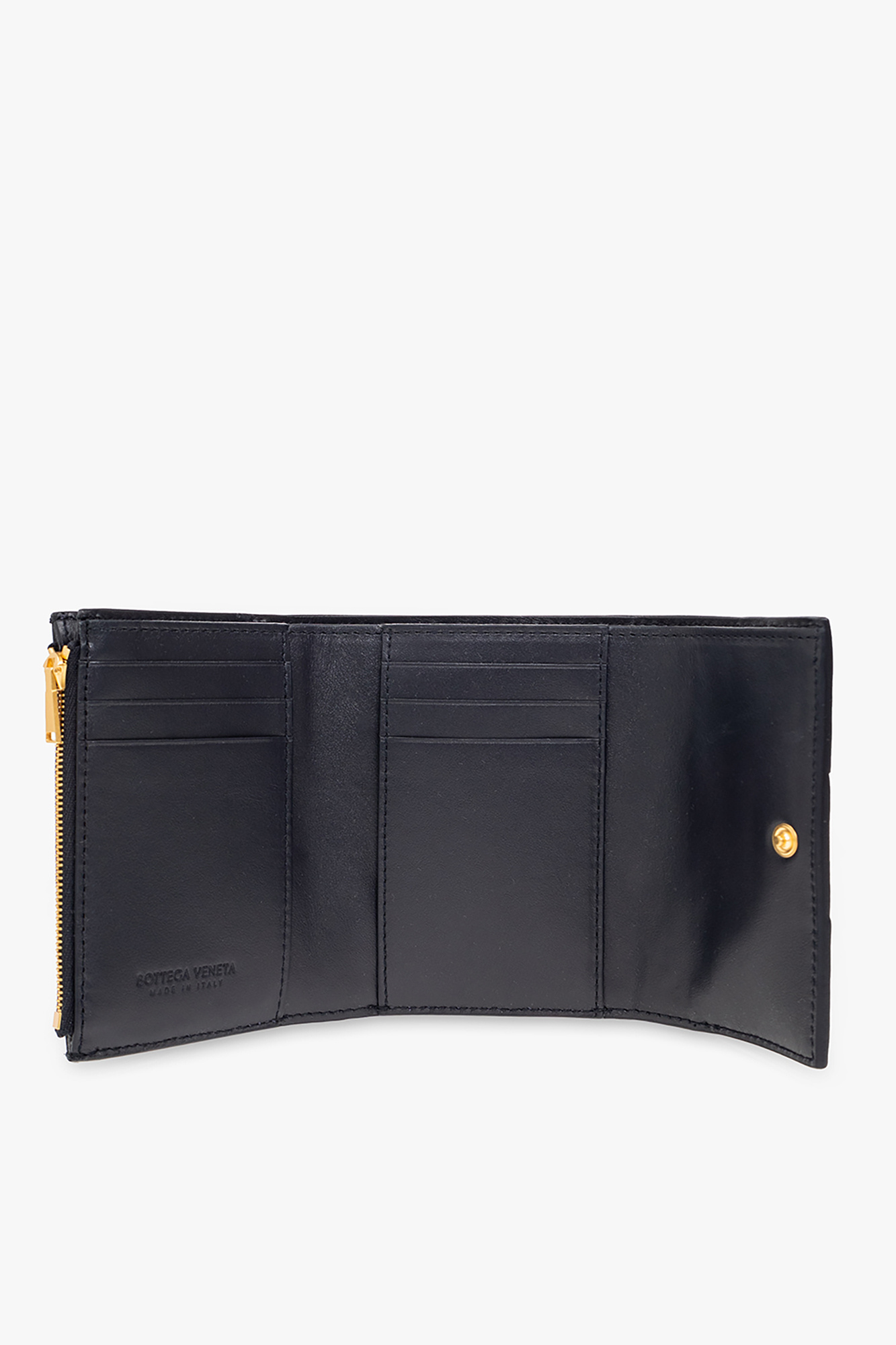 折りたたみ財布 BOTTEGA VENETA NAVY BLUE LEATHER INTRECCIATO WALLET BOTTEGA VENETA Bifold wallet Leather Blue | eBay